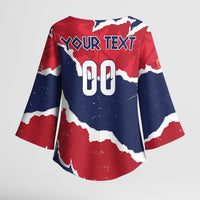 Custom Norway 2026 Soccer Kimono Sleeve Blouse Vikings Keep Rowing