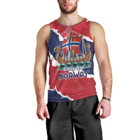 Custom Norway 2026 Soccer Men Tank Top Vikings Keep Rowing
