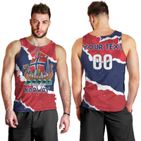 Custom Norway 2026 Soccer Men Tank Top Vikings Keep Rowing