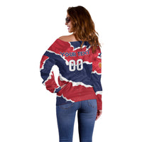 Custom Norway 2026 Soccer Off Shoulder Sweater Vikings Keep Rowing