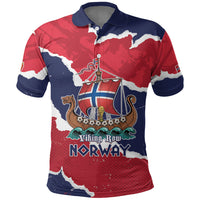 Custom Norway 2026 Soccer Polo Shirt Vikings Keep Rowing