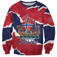 Custom Norway 2026 Soccer Sweatshirt Vikings Keep Rowing