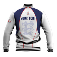 Custom England 2026 World Football Baseball Jacket Come On Three Lions