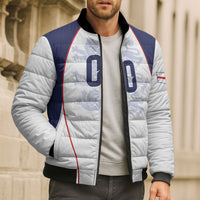 Custom England 2026 World Football Bomber Puffer Jacket Come On Three Lions