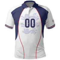 Custom England 2026 World Football Polo Shirt Come On Three Lions