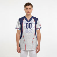 Custom England 2026 World Football Scrub Top Come On Three Lions