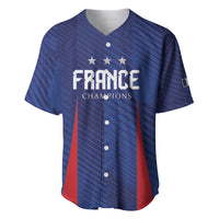Custom France 2026 World Football Baseball Jersey Les Bleus Go 3rd Champions