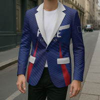 Custom France 2026 World Football Blazer Les Bleus Go 3rd Champions