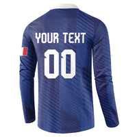 Custom France 2026 World Football Button Sweatshirt Les Bleus Go 3rd Champions