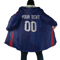 Custom France 2026 World Football Cloak Les Bleus Go 3rd Champions