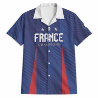 Custom France 2026 World Football Hawaiian Shirt Les Bleus Go 3rd Champions