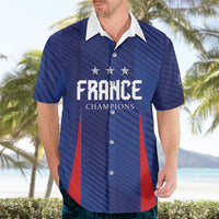 Custom France 2026 World Football Hawaiian Shirt Les Bleus Go 3rd Champions