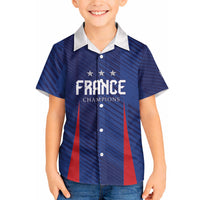 Custom France 2026 World Football Hawaiian Shirt Les Bleus Go 3rd Champions