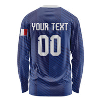 Custom France 2026 World Football Long Sleeve Shirt Les Bleus Go 3rd Champions