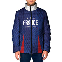 Custom France 2026 World Football Padded Jacket Les Bleus Go 3rd Champions