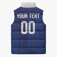 Custom France 2026 World Football Sleeveless Puffer Jacket Les Bleus Go 3rd Champions