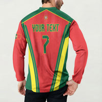 Custom Portugal 2026 World Football Button Sweatshirt Selecao das Quinas