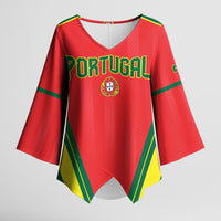 Custom Portugal 2026 World Football Kimono Sleeve Blouse Selecao das Quinas