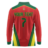 Custom Portugal 2026 World Football Long Sleeve Polo Shirt Selecao das Quinas