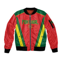 Custom Portugal 2026 World Football Sleeve Zip Bomber Jacket Selecao das Quinas