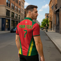 Custom Portugal 2026 World Football Zipper Polo Shirt Selecao das Quinas