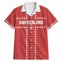 Custom Switzerland 2026 World Football Hawaiian Shirt Rossocrociati Go Champions