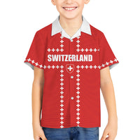 Custom Switzerland 2026 World Football Hawaiian Shirt Rossocrociati Go Champions