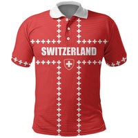 Custom Switzerland 2026 World Football Polo Shirt Rossocrociati Go Champions