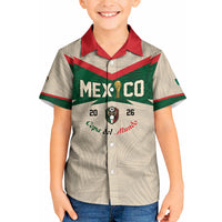 Custom Mexico World Football Kid Hawaiian Shirt El Tri 2026 Copa del Mundo
