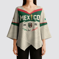 Custom Mexico World Football Kimono Sleeve Blouse El Tri 2026 Copa del Mundo