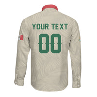 Custom Mexico World Football Long Sleeve Button Shirt El Tri 2026 Copa del Mundo