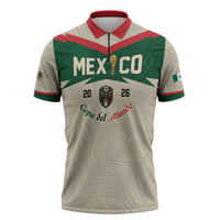 Custom Mexico World Football Zipper Polo Shirt El Tri 2026 Copa del Mundo