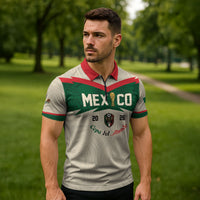 Custom Mexico World Football Zipper Polo Shirt El Tri 2026 Copa del Mundo