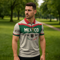 Custom Mexico World Football Zipper Polo Shirt El Tri 2026 Copa del Mundo