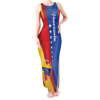 Personalized Venezuela Tank Maxi Dress Dios y Federacion Curve Star - Wonder Print Shop