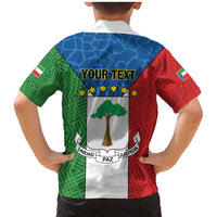 Personalized Equatorial Guinea Family Matching Mermaid Dress and Hawaiian Shirt Unidad Paz Justicia - Wonder Print Shop