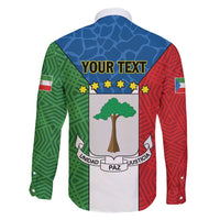 Personalized Equatorial Guinea Family Matching Summer Maxi Dress and Hawaiian Shirt Unidad Paz Justicia - Wonder Print Shop