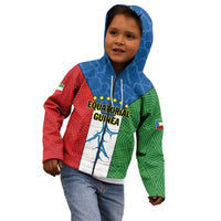 Personalized Equatorial Guinea Kid Hoodie Unidad Paz Justicia - Wonder Print Shop