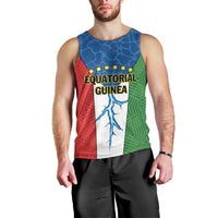 Personalized Equatorial Guinea Men Tank Top Unidad Paz Justicia - Wonder Print Shop
