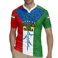 Personalized Equatorial Guinea Rugby Jersey Unidad Paz Justicia - Wonder Print Shop