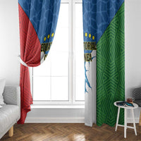 Equatorial Guinea Window Curtain Unidad Paz Justicia - Wonder Print Shop