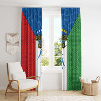 Equatorial Guinea Window Curtain Unidad Paz Justicia - Wonder Print Shop