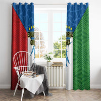 Equatorial Guinea Window Curtain Unidad Paz Justicia - Wonder Print Shop