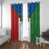 Equatorial Guinea Window Curtain Unidad Paz Justicia - Wonder Print Shop
