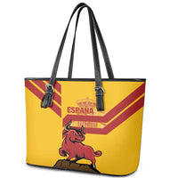 Spain Leather Tote Bag Spanish Fighting Bull - Wonder Print Shop