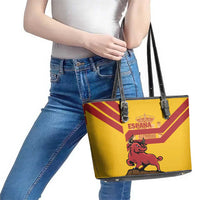 Spain Leather Tote Bag Spanish Fighting Bull - Wonder Print Shop