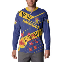 Personalized Barbados Button Sweatshirt Pride and Industry - Wonder Print Shop