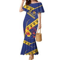 Personalized Barbados Family Matching Mermaid Dress and Hawaiian Shirt Pride and Industry - Wonder Print Shop