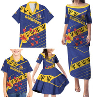 Personalized Barbados Family Matching Puletasi and Hawaiian Shirt Pride and Industry - Wonder Print Shop