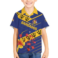 Personalized Barbados Kid Hawaiian Shirt Pride and Industry - Wonder Print Shop